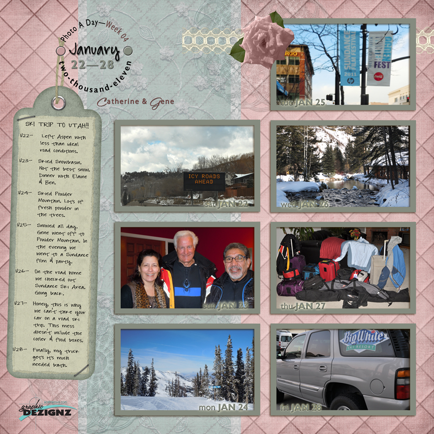 Week 4: January 22 — 28, 2011