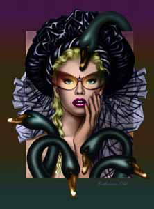 Duck Lady - fixed and colored