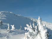 Snow Ghosts on Cliff Chair
